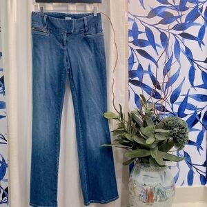 Women’s Cache Cotton & Spandex Wide Leg Jeans Size 6